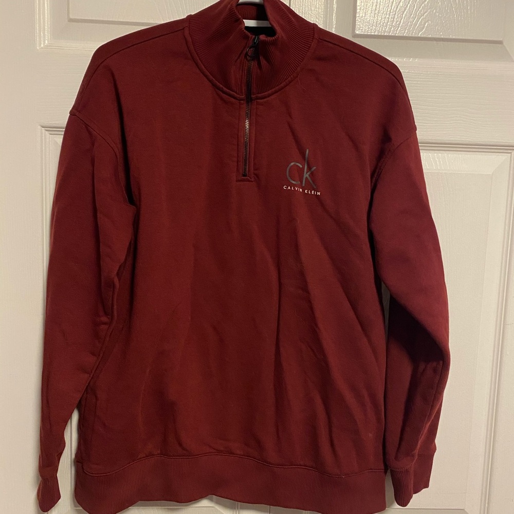 Burgundy Calvin Klein Pullover